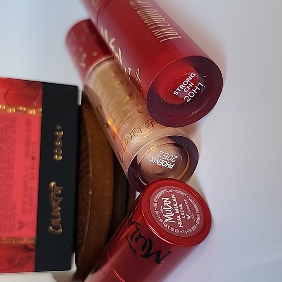 Colourpop Mulan Lux Lip Trio Honor To Us All - Hua Mulan, Phoenix, & Strong Chi - Picture 13 of 13